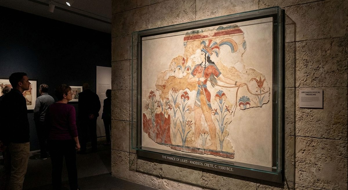 Minoische Fresken in Heraklion